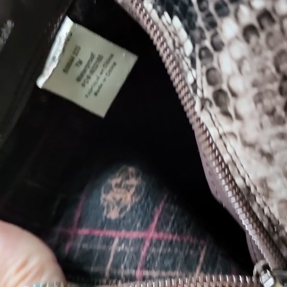 Blondo Noa Waterproof Brown Snakeskin Print Side Zip Block Heel Ankle Bootie - Picture 9 of 10